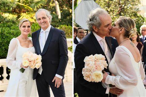 Lancio del bouquet al matrimonio di Simona Ventura