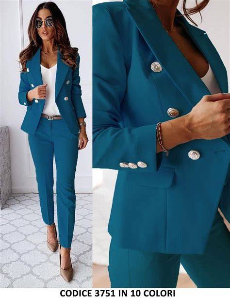 Modelli di tailleur pantalone eleganti da donna