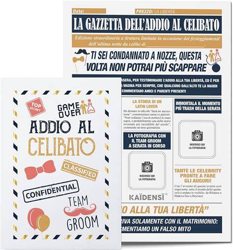 Illustrazione storica di un addio al celibato