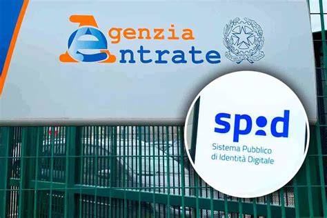 Logo SPID e Agenzia delle Entrate