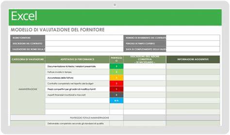 Schema di valutazione dei fornitori di servizi per matrimoni