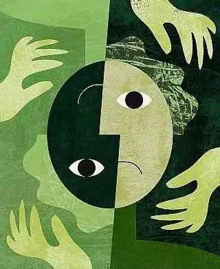 Rappresentazione visiva del doppio e del conflitto interiore