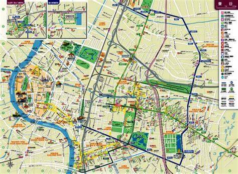 Mappa di Bangkok, Thailandia