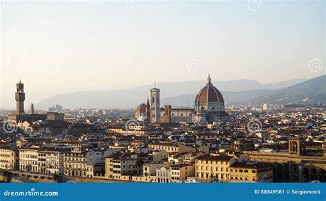 Panorama di Firenze con Ponte Vecchio