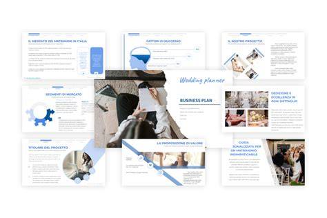 Presentazione di un progetto di wedding planner