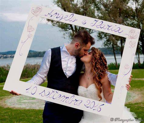 grafica personalizzata cornice matrimonio