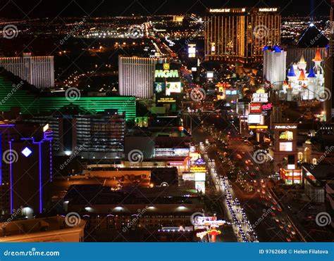 Panorama di Las Vegas di notte