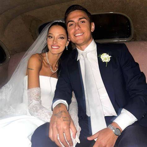 Paulo Dybala e Oriana Sabatini al matrimonio