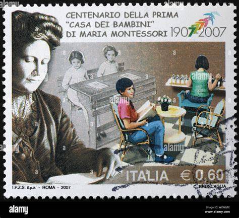 Ritratto di Maria Montessori.