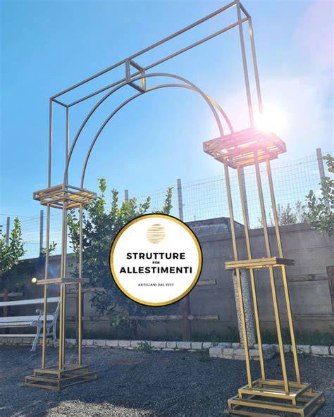 Strutture in ferro per allestimenti floreali