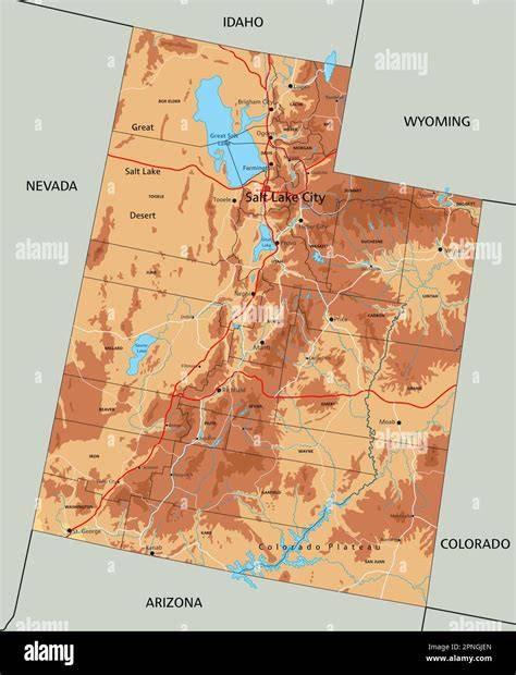 Mappa dello Utah