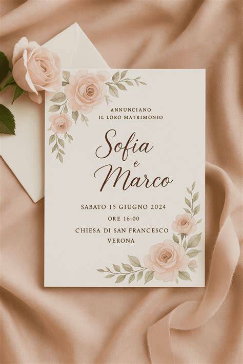 Esempio di coordinamento tra partecipazione e wedding bag