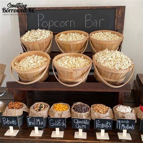 Popcorn Bar matrimonio