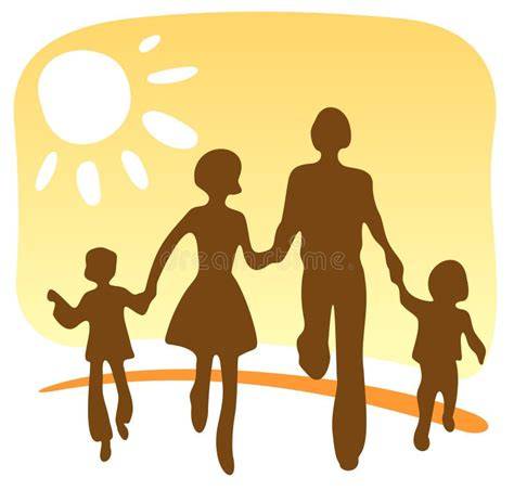 Immagine stilizzata di una famiglia e delle radici