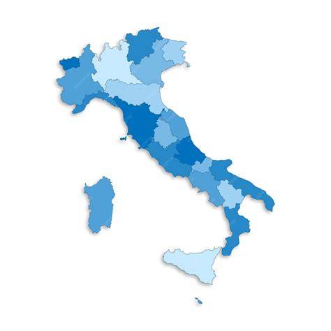Mappa dell'Italia che evidenzia le destinazioni popolari per i matrimoni