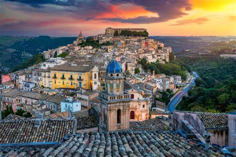 Vista panoramica di Ragusa Ibla