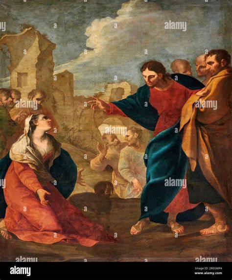Raffigurazione di Gesù e l'adultera