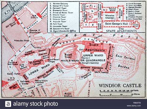 Mappa del Castello di Windsor