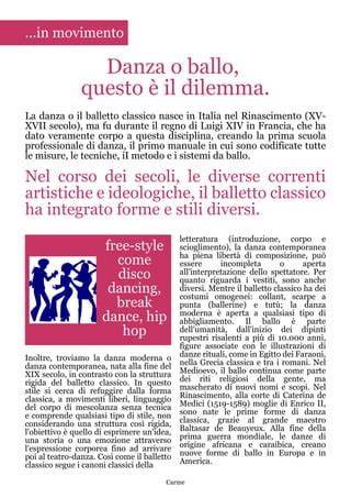 Grafico che mostra i diversi stili di ballo per matrimoni