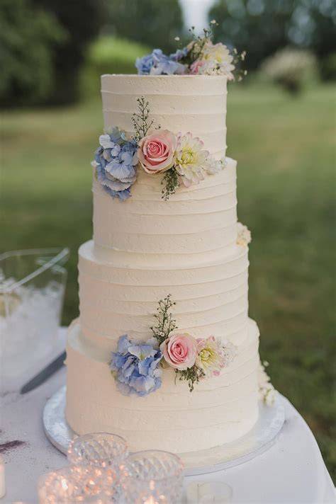 Esempio di torta nuziale spatolata