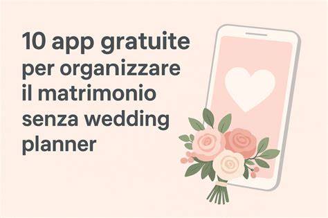 wedding planner e accessori per matrimonio
