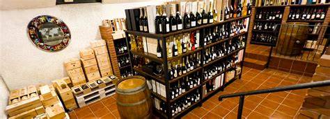Interno dell'enoteca