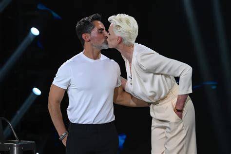 Brigitte Nielsen e Mattia Dessì insieme