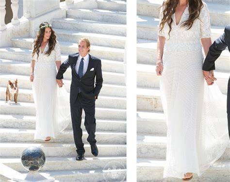 Tatiana Santo Domingo in abito da sposa