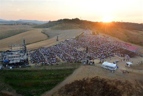 Teatro del Silenzio al tramonto