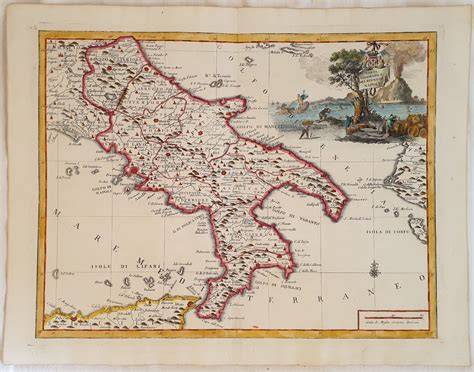 Mappa del Regno di Napoli nel XV secolo