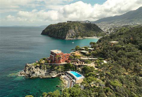 Vista della baia privata del Mezzatorre Hotel & Thermal Spa