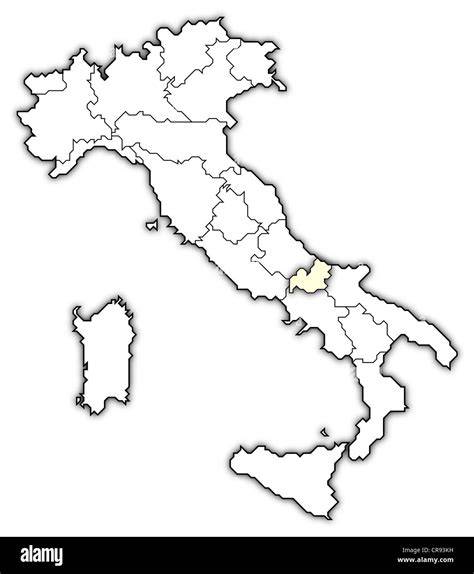 Mappa dell'Italia con evidenziato il Foro competente