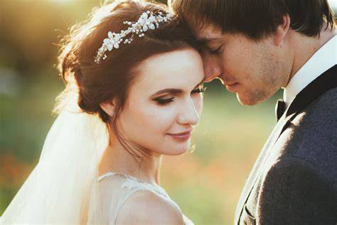 Coppia felice dopo il matrimonio