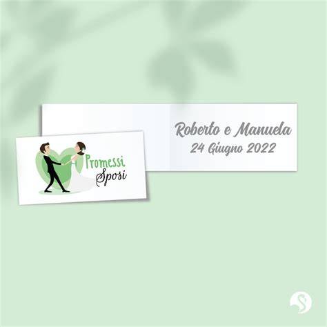 varietà di bigliettini per promessa di matrimonio
