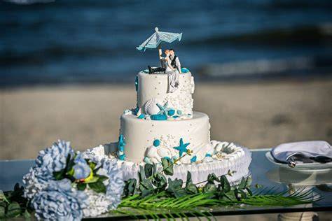 torta nuziale tema mare