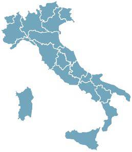 Mappa delle biblioteche in Italia
