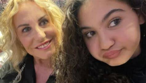 Antonella Clerici con la figlia Maelle