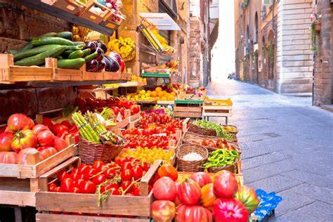 Mercato di frutta e verdura
