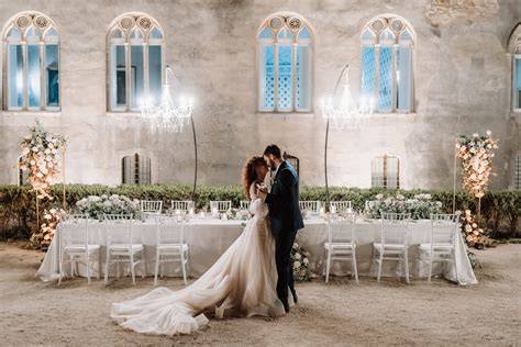Dettaglio di un allestimento floreale per un matrimonio al Castello di Procopio