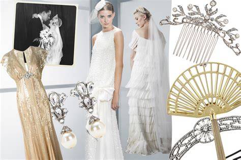 Sposa con abito vintage e accessori
