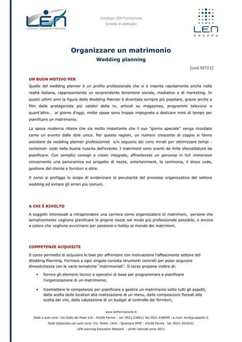 Strumenti per l'organizzazione di un matrimonio