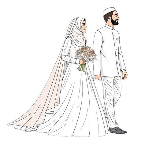 Illustrazione di cerimonie nuziali islamiche tradizionali