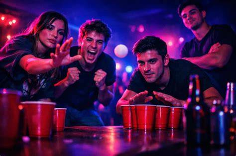 Partita di Beer Pong
