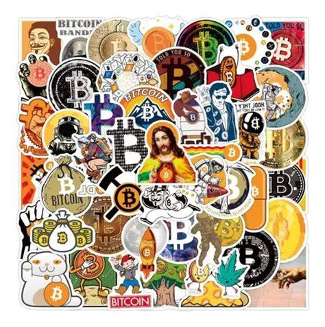 Adesivo Bitcoin salvadanaio