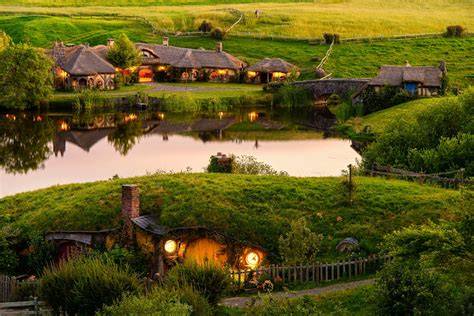 Hobbiton Movie Set, Nuova Zelanda