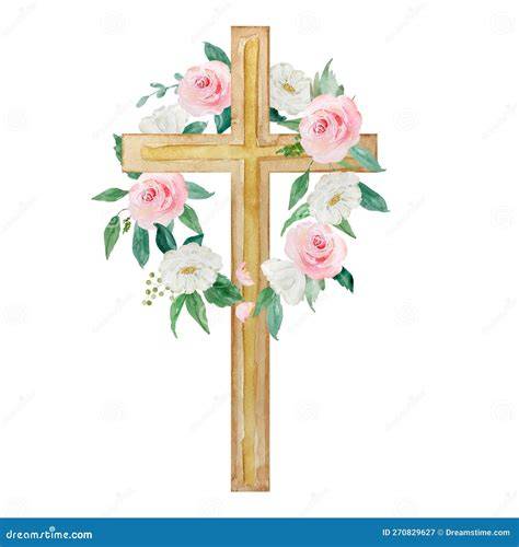 Simbolo religioso con fiori