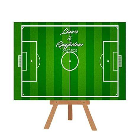 Tableau de mariage a tema calcio