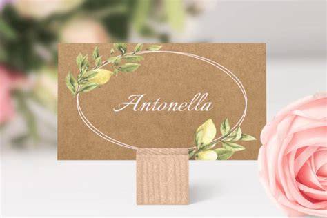 Segnaposto per tavoli di matrimonio