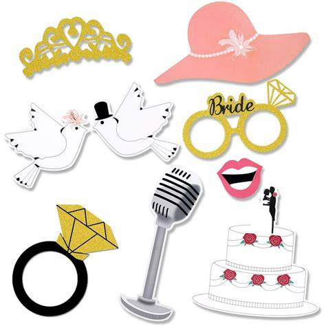Allestimento cabina photobooth per matrimonio con accessori divertenti
