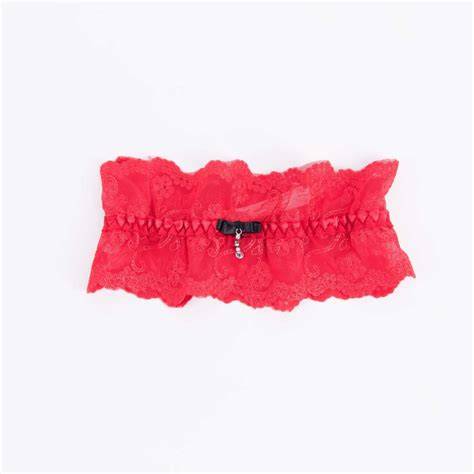 Giarrettiera rossa sensuale
